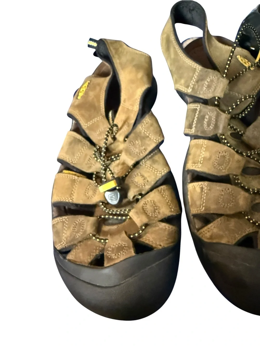 KEEN Newport Leather Bison Hiking Evergreen Sandals Men’s Size 13